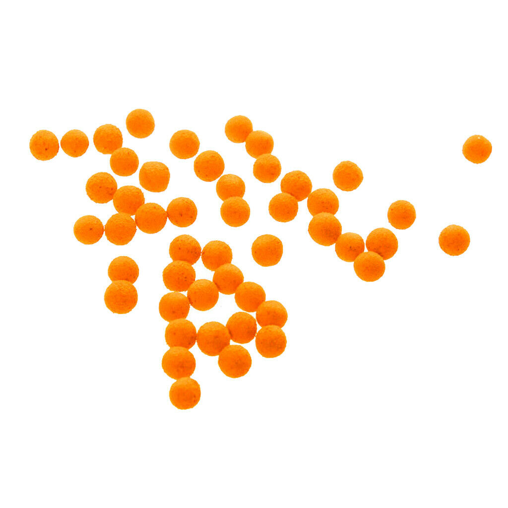 90PCS/3 Sets Colorful Fishing Beads Assorted Soft EVA Round Bead Top Water
