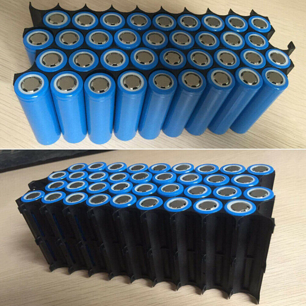 10x Cell Plastic 18650 Battery Spacer Holder Cylindrical Cell Bracket Stand NL