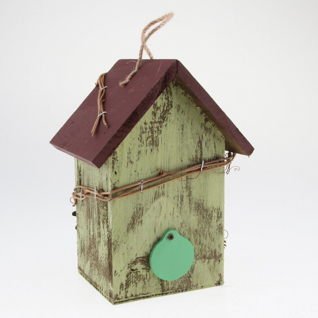 Wooden Arts and Crafts Country Cottages Bird House Parrot Comfort House E