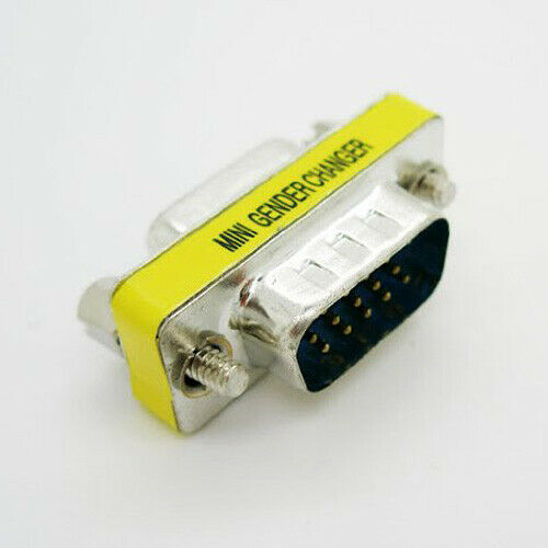 Adapter connector VGA DB15 15 Pin Male Female VGA SVGA Converter Gender I6F2F2