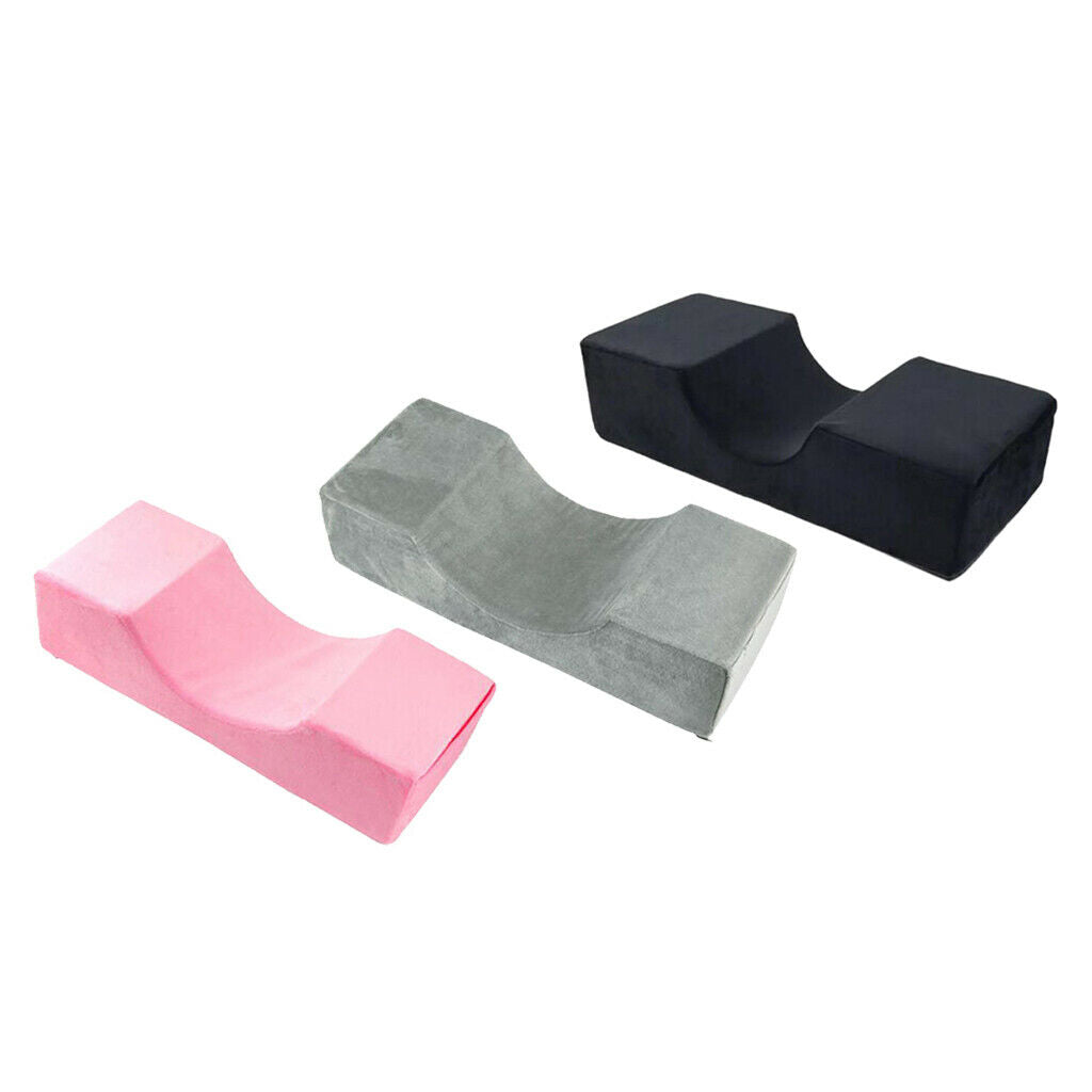 3 Pieces Neck Support Protection Pillow Washable Lash Grafting Cushion Pad
