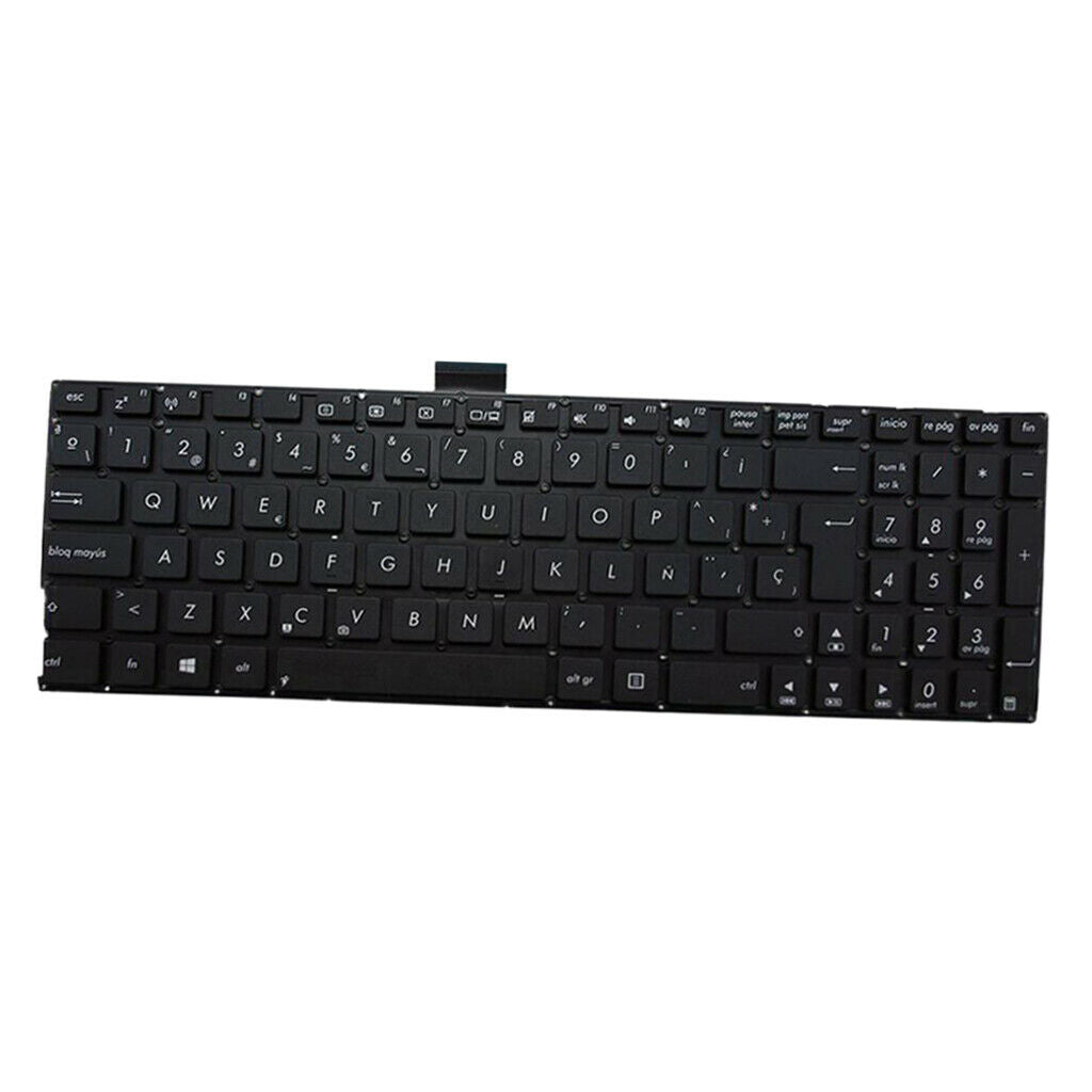 New Replacement Black Spanish Layout Keyobard without Frame for ASUS Laptop