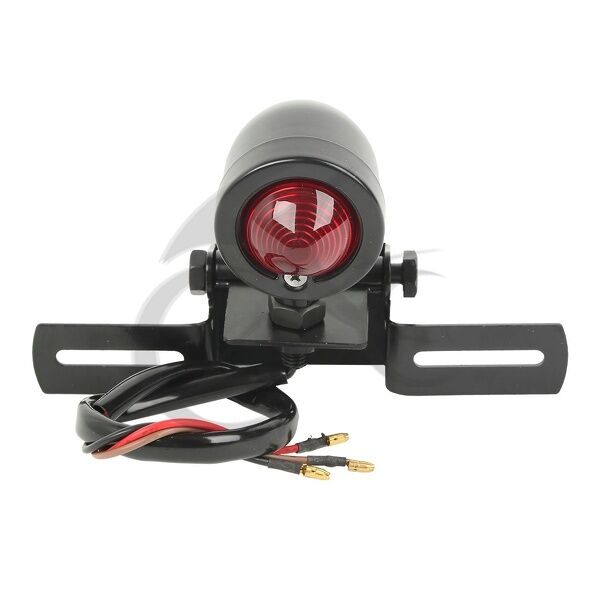 Motorcycle LED Turn Signal Brake License Plate Integrated Rear Tail Light