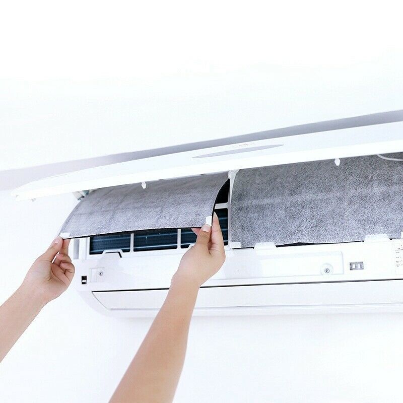1X(6Pcs Air Conditioning Filters Wind Outlet Cover Self-Adhesion Cuttable Air 1)