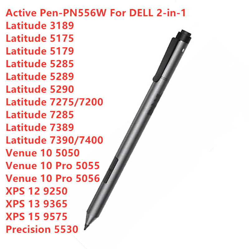 For Dell Latitude 3189 5175 5285 7275  2-in-1 Tablet Active Stylus Pen PN556W
