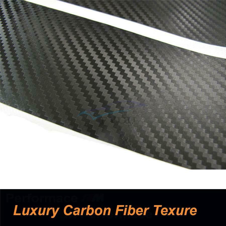 For BMW 3 4 5 Series Car Side Skirt Carbon Fiber Vinyl Applique Decoration