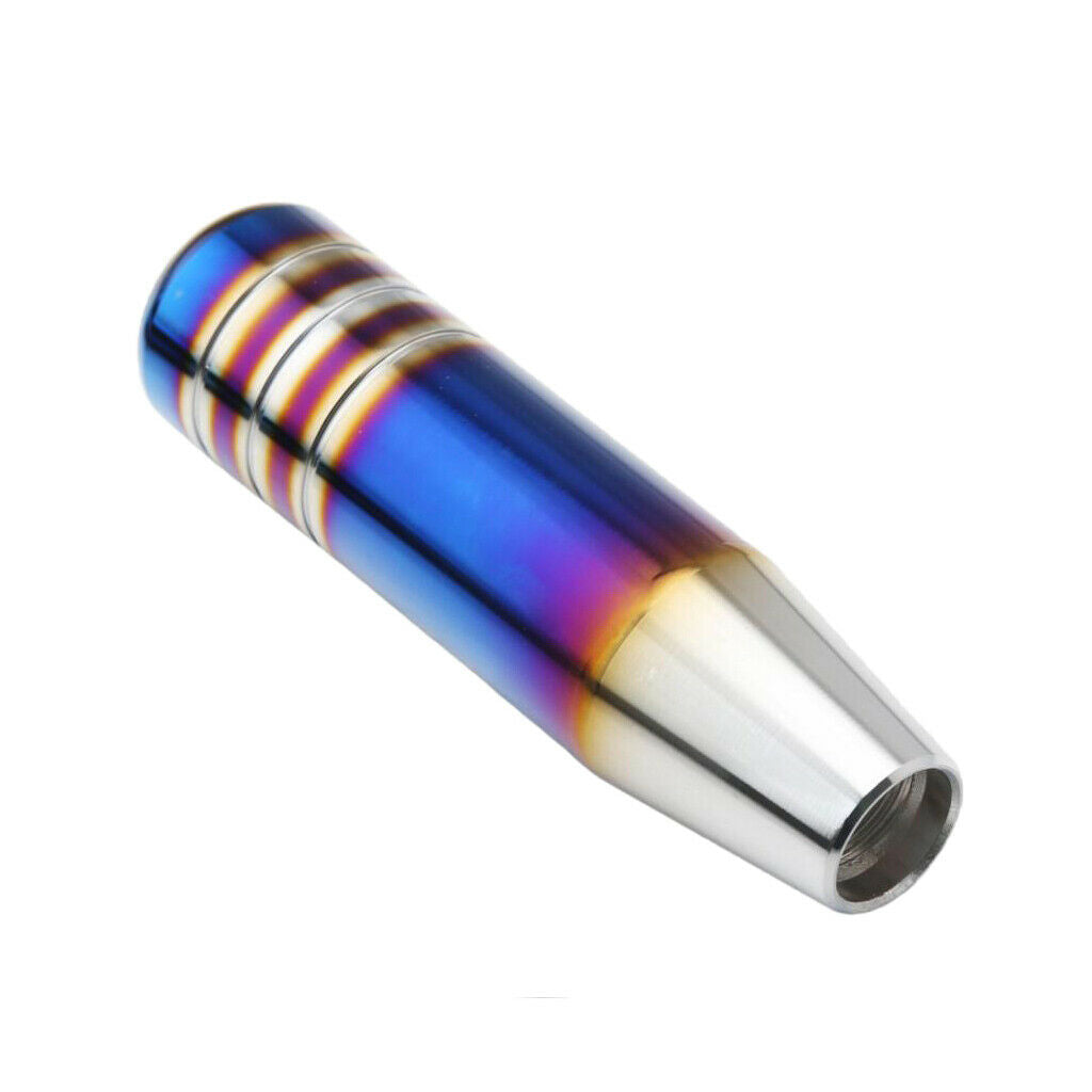 Aluminum Racing Shift Knob Gear Lever 13cm Roasted Burnt Blue