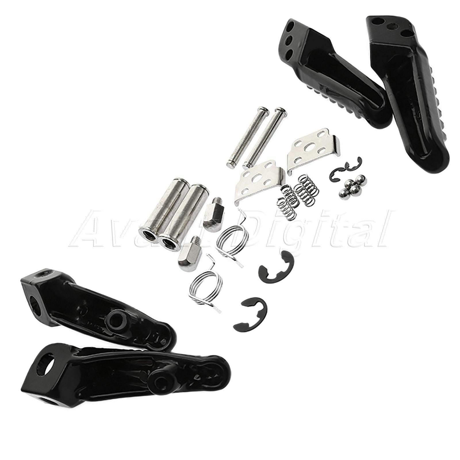 Car Front Rear Foot Peg Fit for Kawasaki Versys 650 2013 2012 2011 2010 2009 08