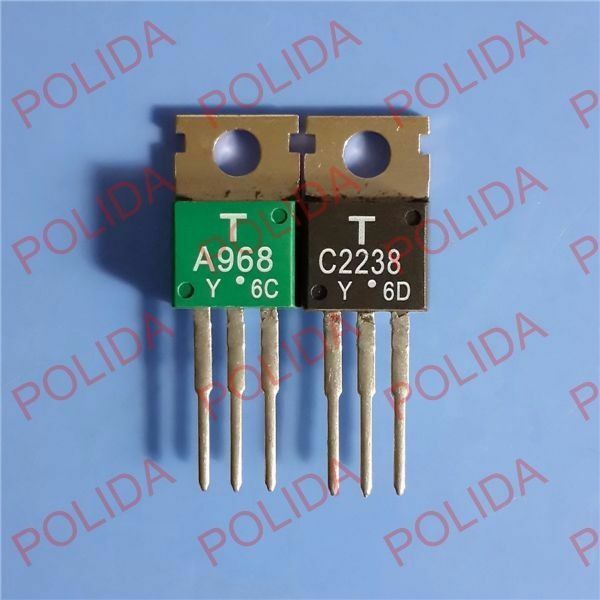 10pairs OR 20PCS TOSHIBA TO-220 2SA968-Y/2SC2238-Y 2SA968/2SC2238 A968/C2238