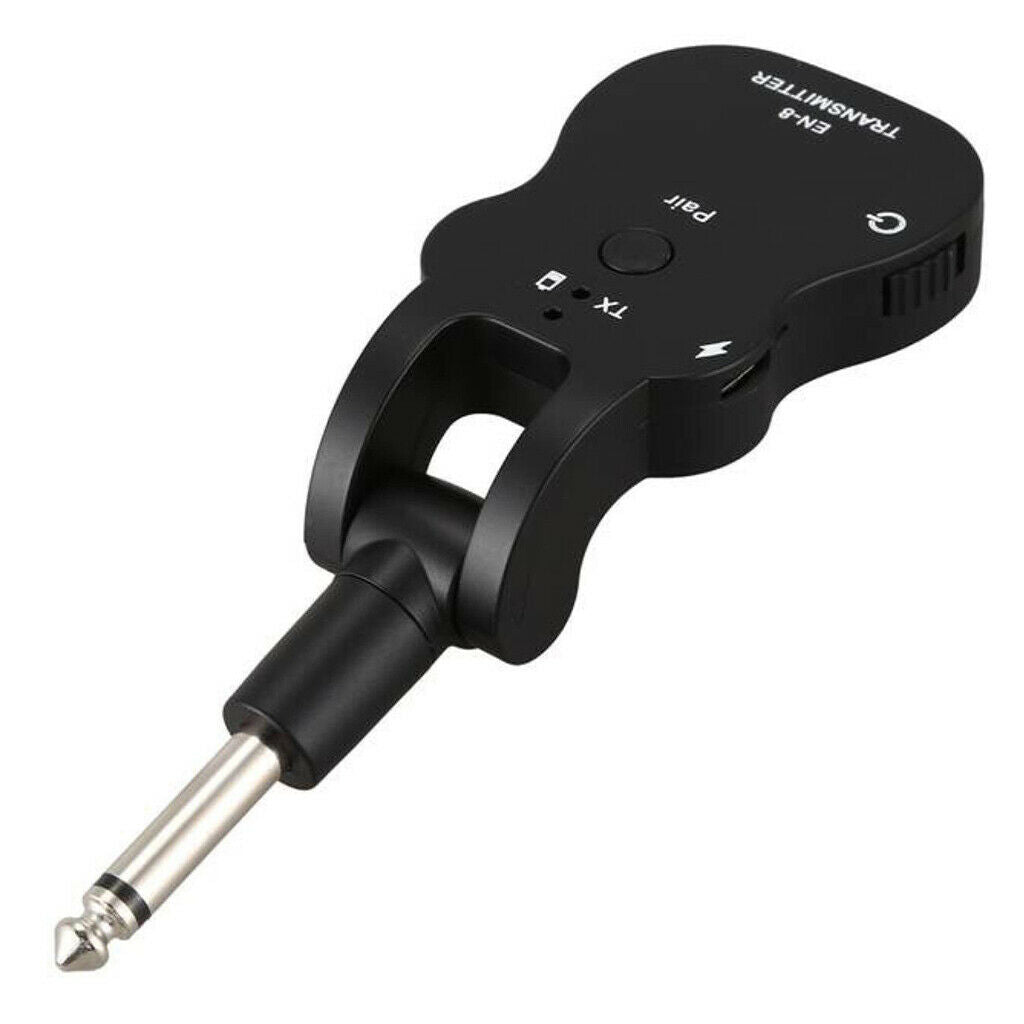 Guitar Wireless System Transmitter Receiver Built-in Rechargeable 30M