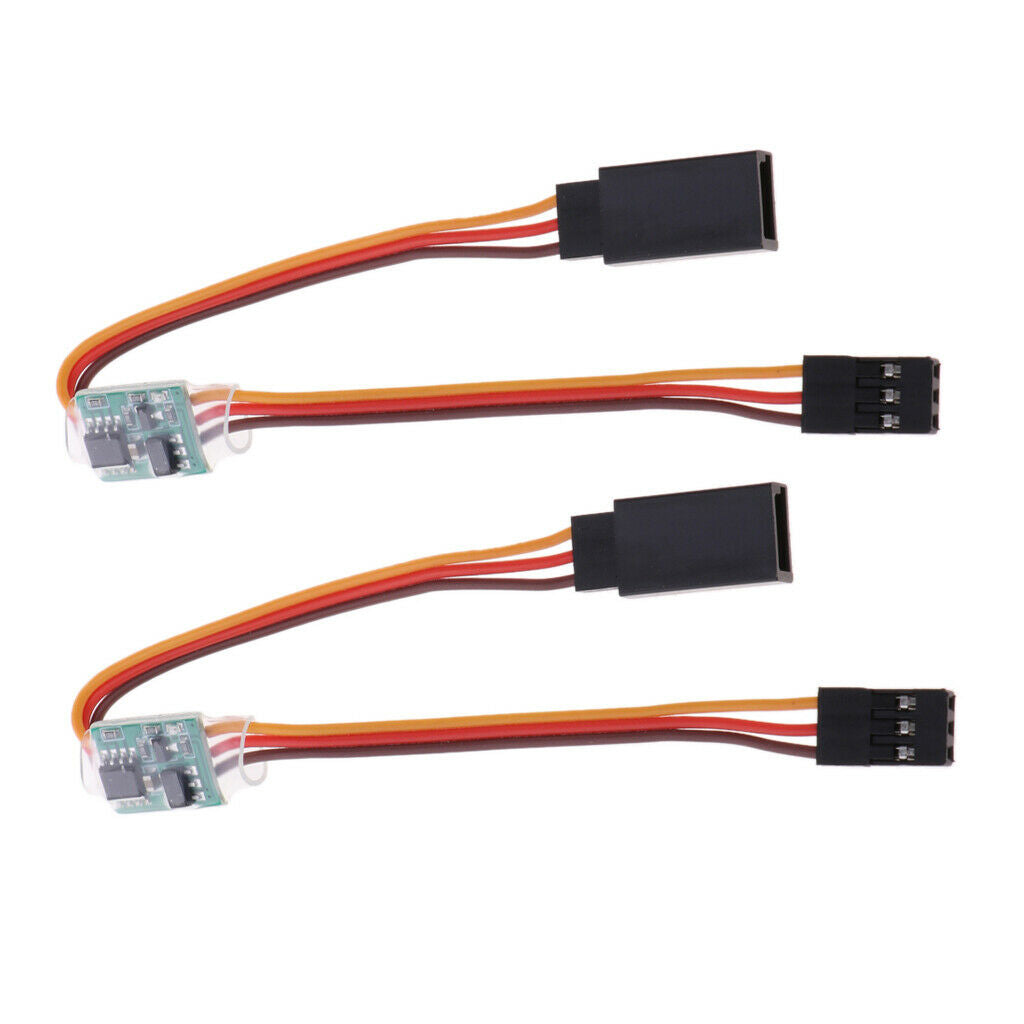2pcs Rotation Signal Reverser Inverter for JR Futaba Reverse Accessory Parts