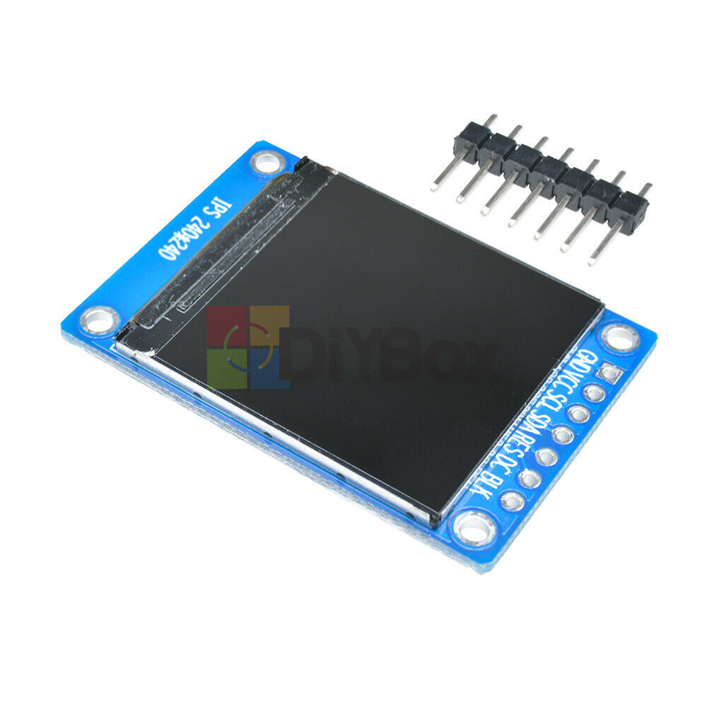 2PCS 1.3'' Inch IPS SPI 3.3V Full Color 240x240 LCD Display ST7789 for Arduino