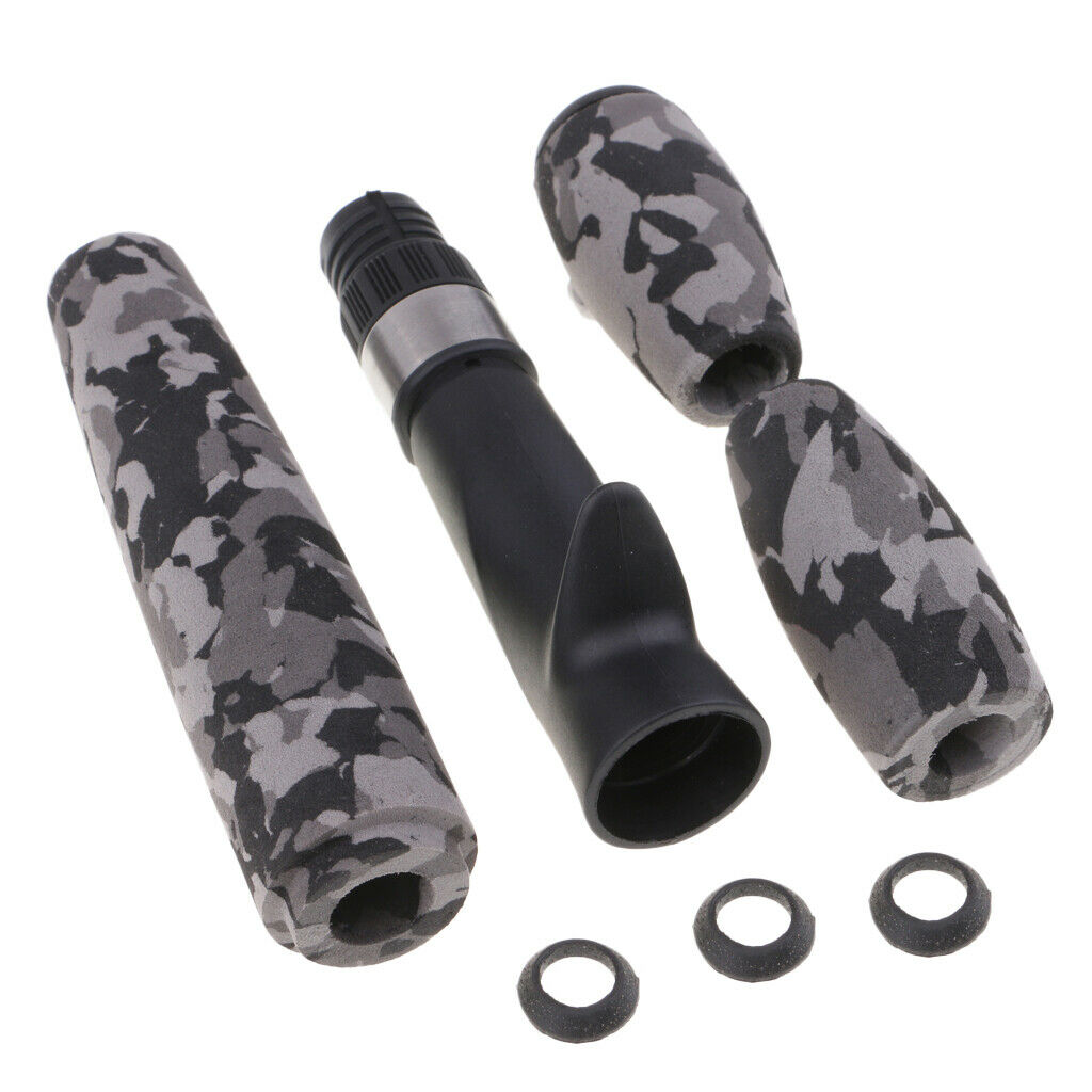 Fishing   Rod   EVA   Handle   Split   Grip   Kit  &  Reel   Seat