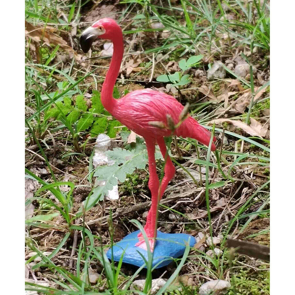 5Pcs Realistic Bird Flamingos Gifts Micro Landscape Garden Decor Photo Props