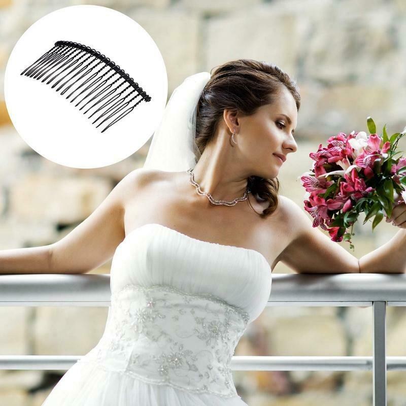 Fancy DIY Metal Wire Hair Clip Combs Side Hair Clip Bridal Wedding Veil Combs