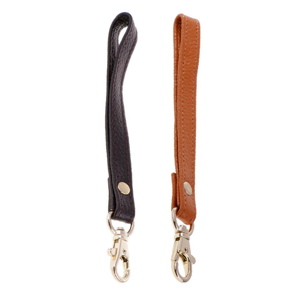 Pack of 2 Leather Replacement Wrist Strap for Clutch Wristlet Phone Case