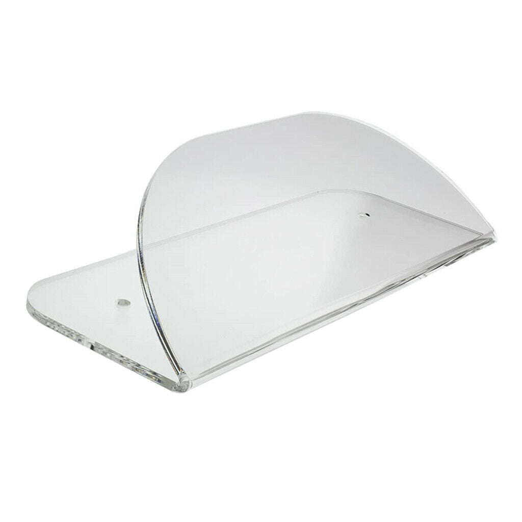 Clear Longboard Skateboard Wall Hanging Rack V-shaped Display Stand Storage