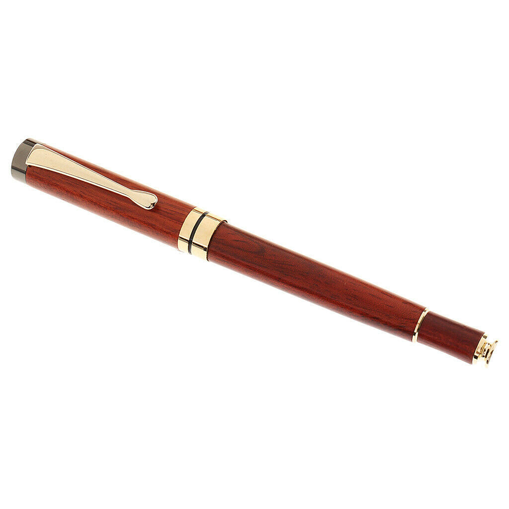 Durable Finest Rosewood Fine Nib Fountain Pens Gift Souvenir for Friends Family