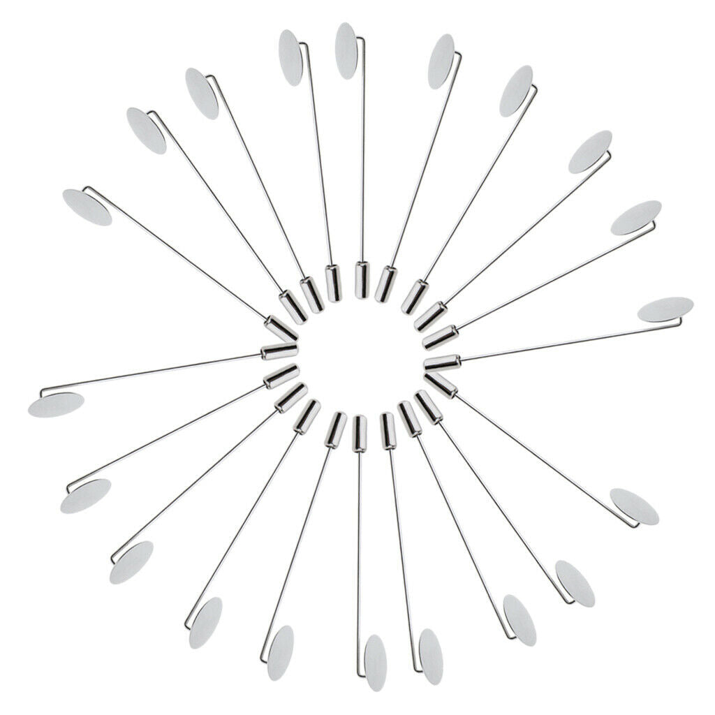 Silvery Brooch Pin Collar Lapel Brooch Pin DIY Pin Party Brooches Birthday