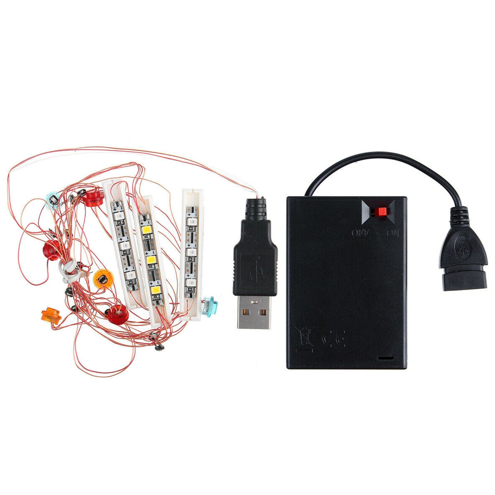 42111 Technic Doms For Dodge Charger Bricks USB LED Light Lighting Kit
