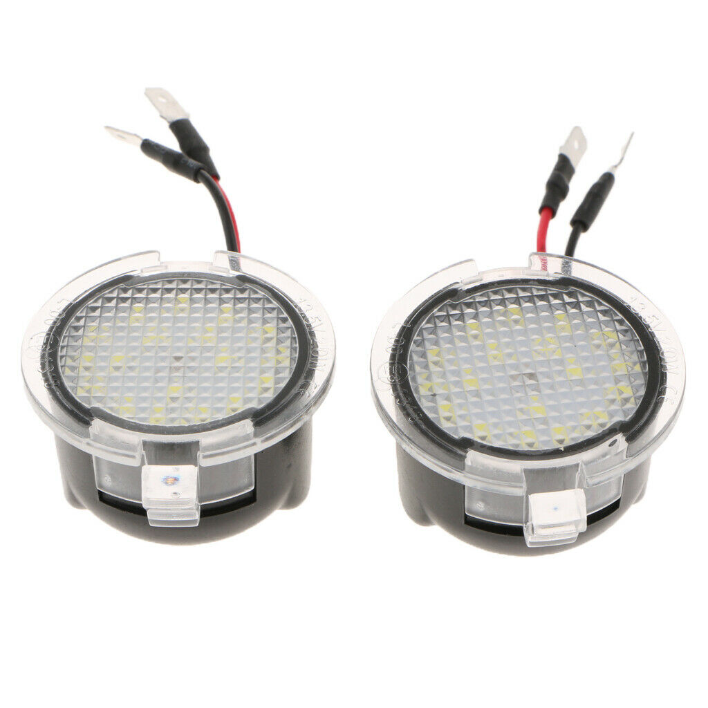 2PCS 6500K 18LED Side Mirror Puddle Light fits For Ford F-150 Explorer 11-18