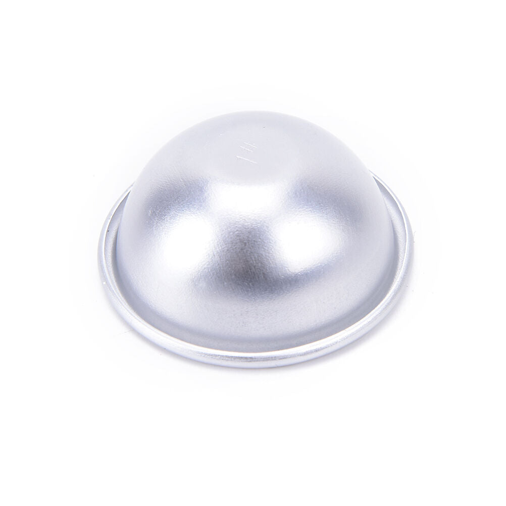 1set/2pcs aluminum bath bomb molds bath fizzy sphere round ball molds 4.5*.l8