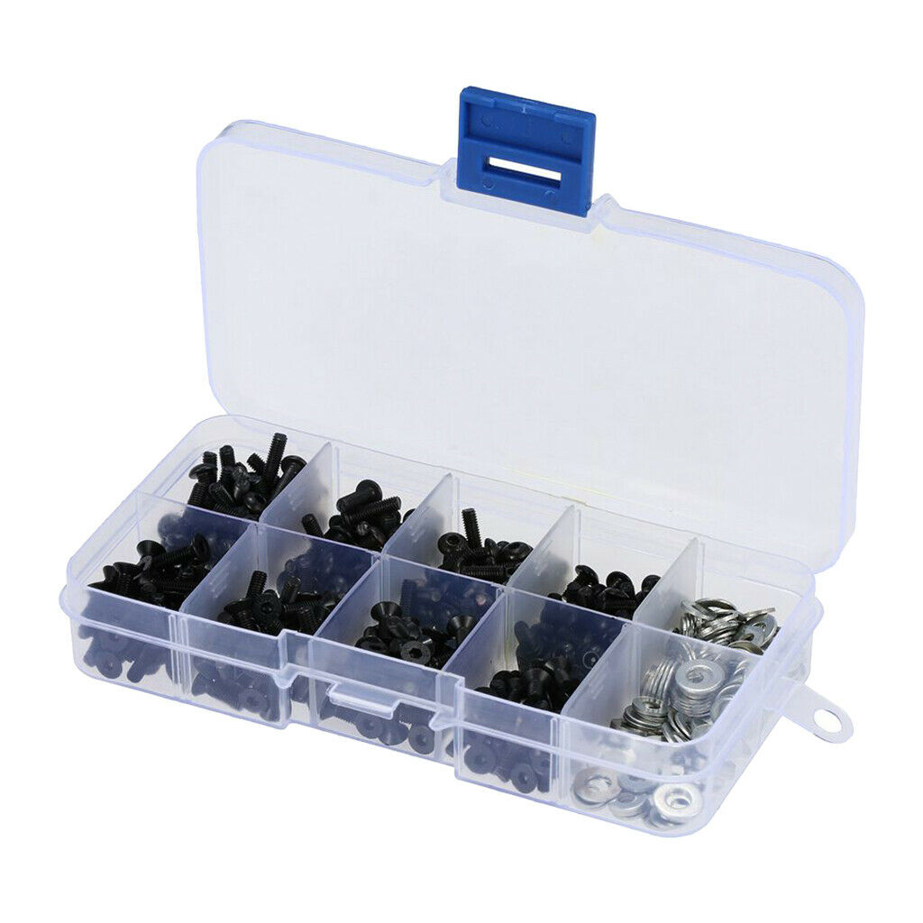 180 pcs/set Metal Screw Kit For 1/10 HSP  RC Car