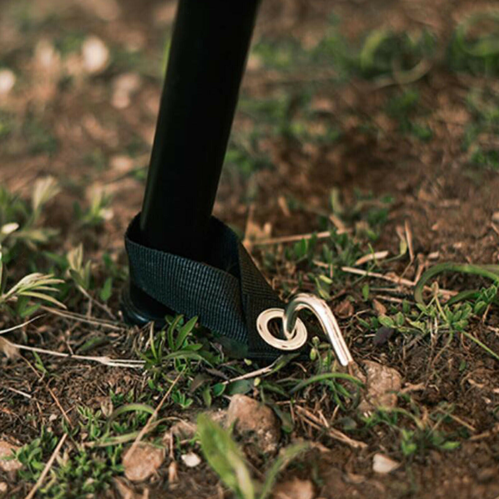 Tarp Pole Tip Caps Single Person Tent Build Pole Connector Joint Ball Black