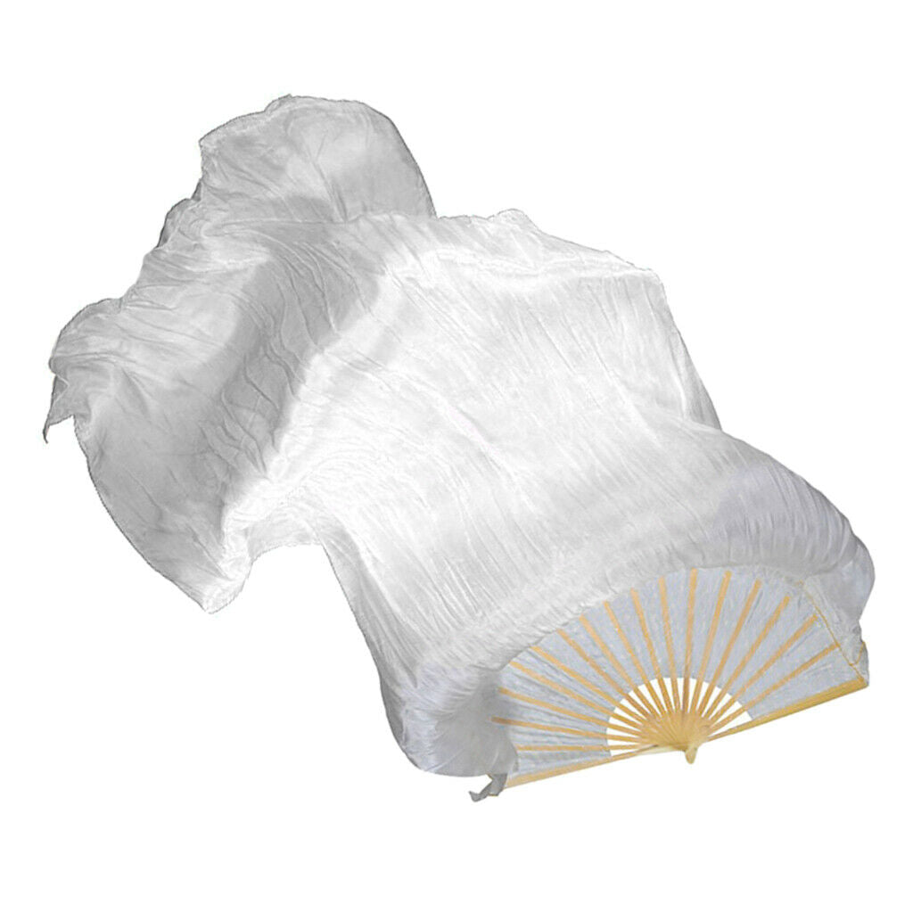 1x Belly Dance Fan Veil w/ USB Charger Chinese Dancing Veil for Dance Prop