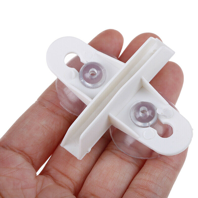 5Pcs Aquarium Fish Tank Divider Suction Cup Divider Plastic Sheet Holder Set LDD