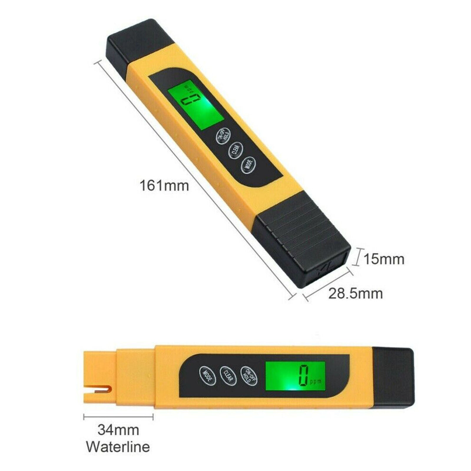 Professional Quality TDS EC Temperature Meter Water Quality Test Meter 0-9990ppm