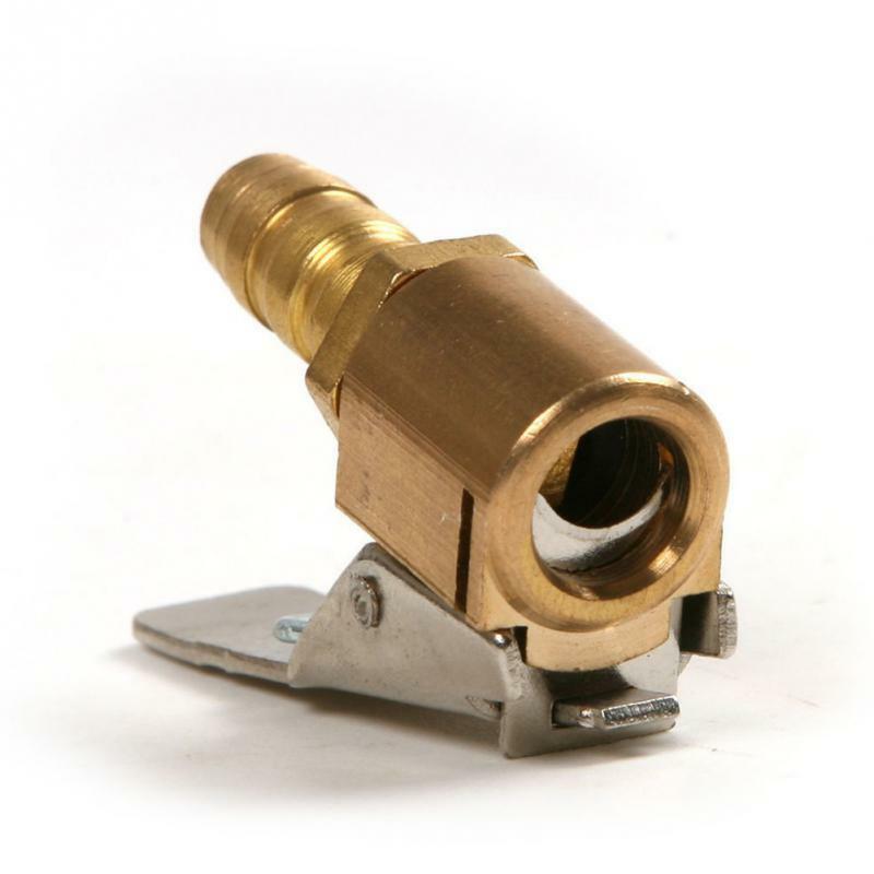 Open Flow Tire Valve Air Chuck, Clip on style - 1/4" barb COATS Changer Hose