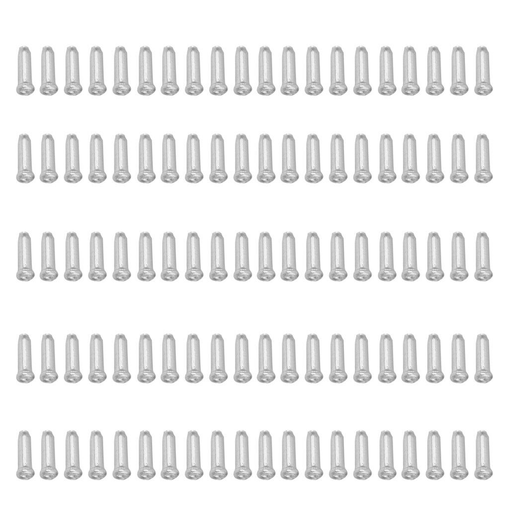 500Pcs Premium Bike Cable End Caps Bicycle Housing Ends Brake Hose Crimps