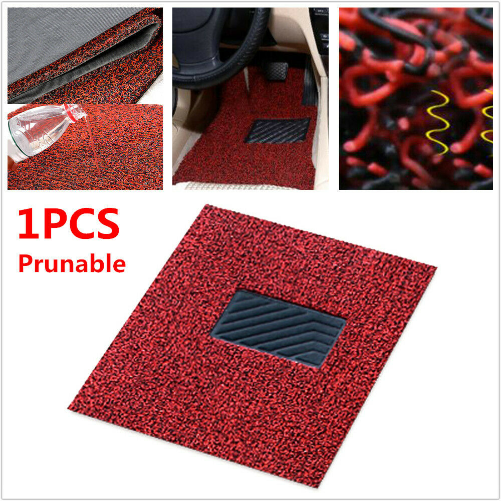 50*60CM Car Driver Side Coil Floor Mat Footpad Pedal Waterproof Carpets Prunable