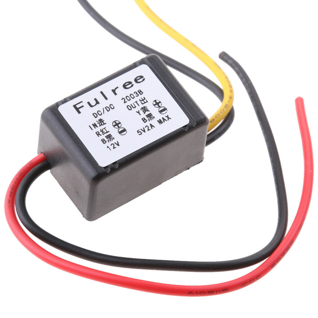 2x DC-DC  Power Module 12V (8-20V) to 5V 2A Car Power Adapter