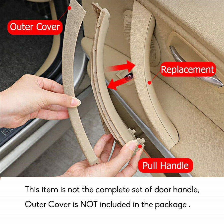 Right Inner Door Panel Handle Outer Trim Cover 51417230850 For BMW E90 3-Series