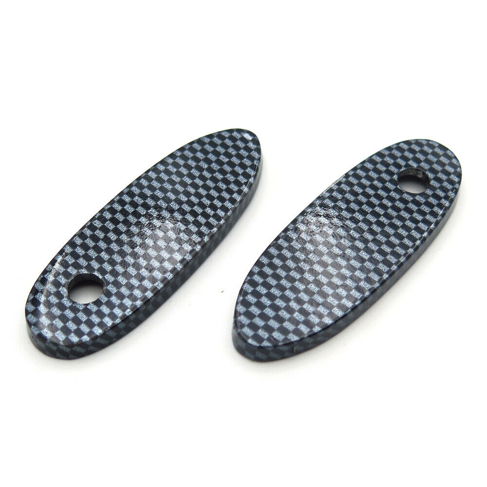 Mirror Block Off Base Plates NOLOGO For Suzuki Gsxr 600 750 1000 Gsx-R Carbon