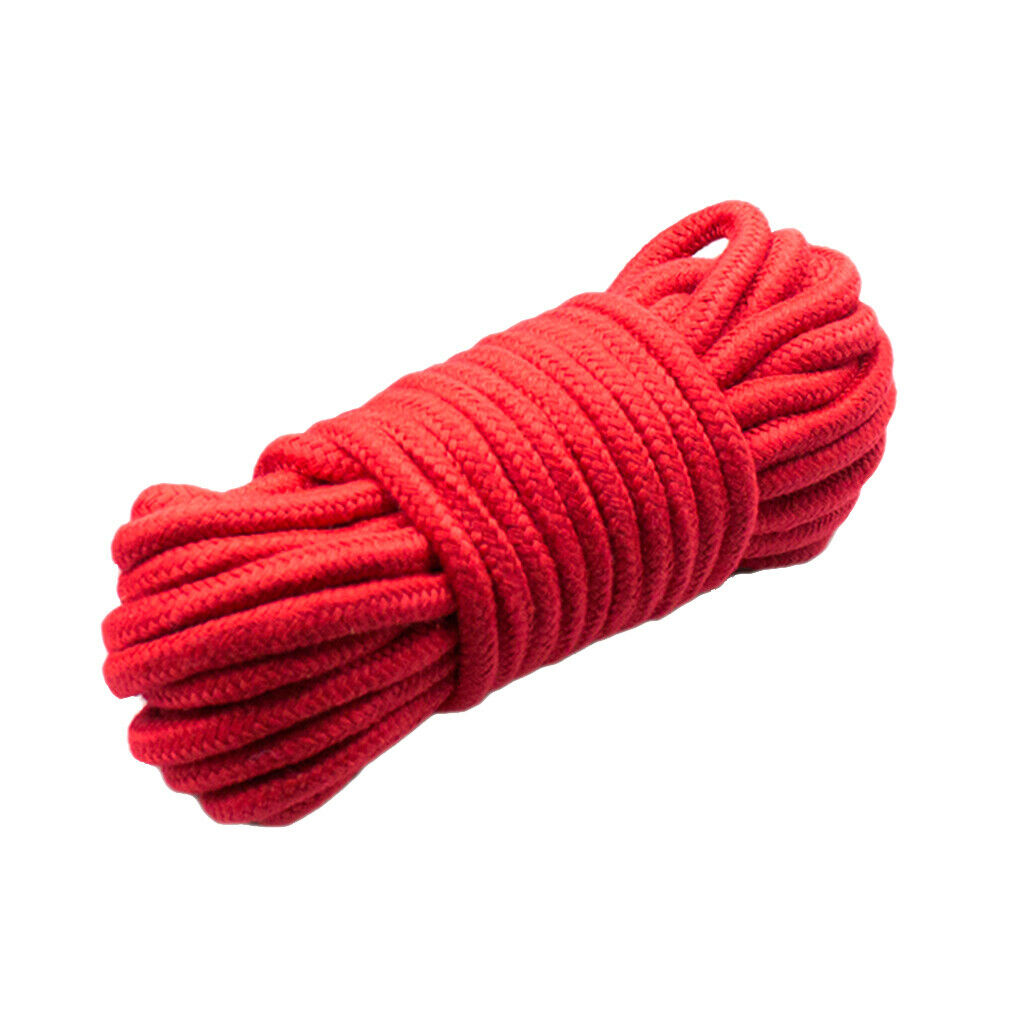 2pcs 32 Feet Cotton Cord Rope String Outdoor Multi-functional 6mm Diameter