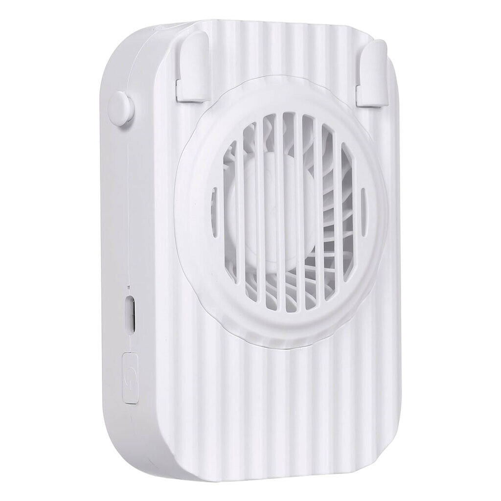 Hanging Neck Fan w/ Lanyard Battery Operated USB Personal Air Conditioning