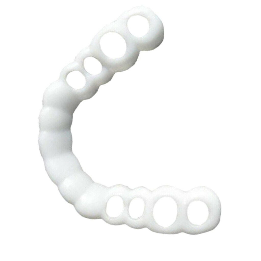 1Pcs Soft Silicone Top Upper Cosmetic Teeth Cover Veneers Instant Smile