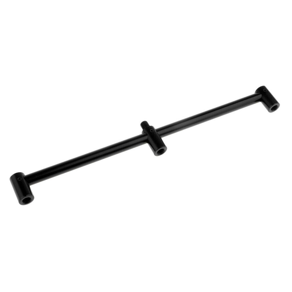 Carp Fishing Buzz Bar Fishing Rod Pod Holder Buzzer Bar for 3 Rods Black
