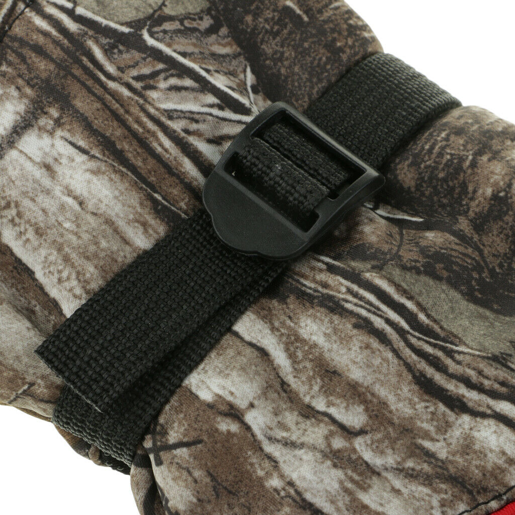 Polyester Winter Full-finger Windproof Camouflage Fishing Hunting Gloves