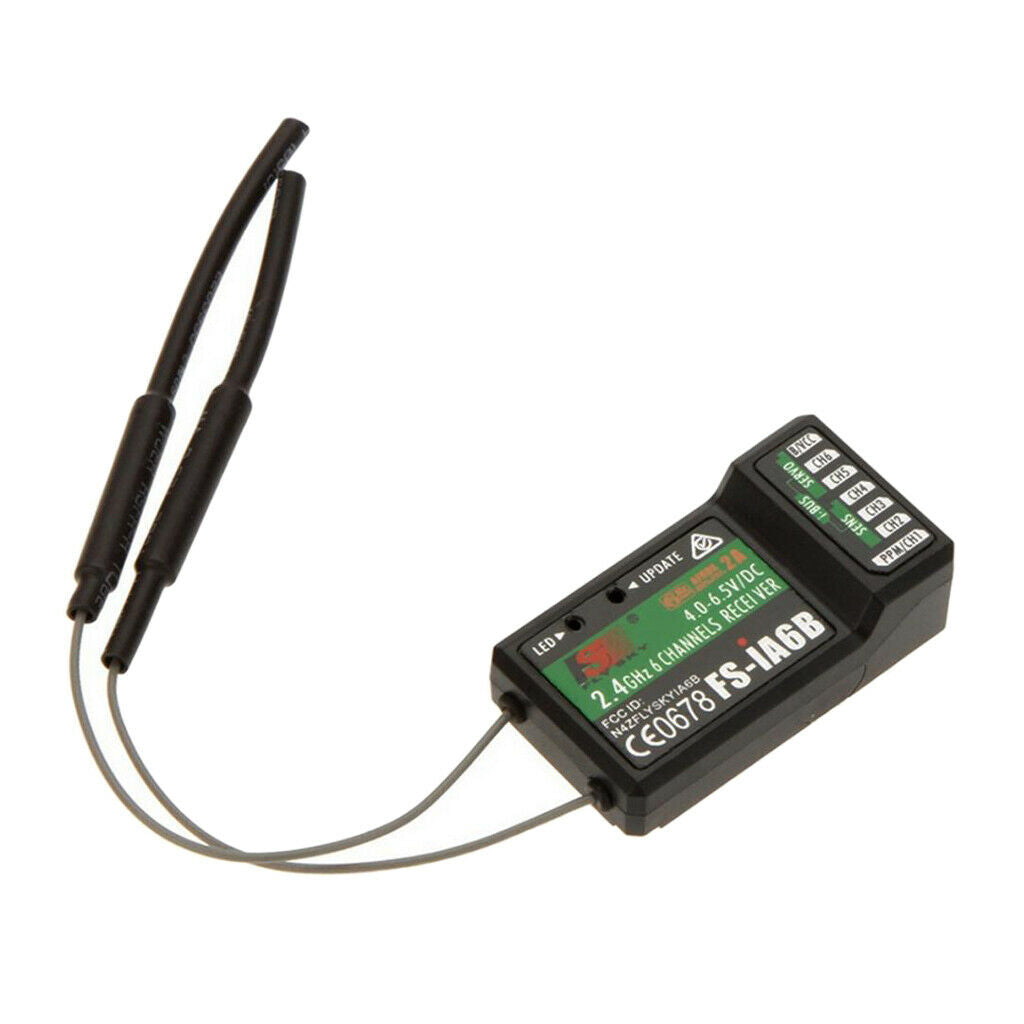 Flysky Receiver FS-iA6B 2.4G 6CH With IBus For Sailplane Airplane Wing