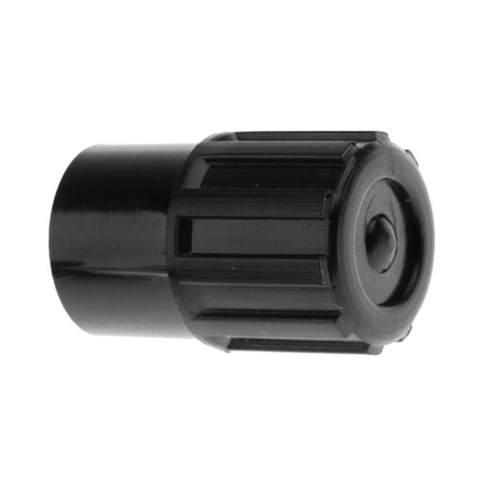 2 pieces plastic saxophone end plugs for tenor sax parts black