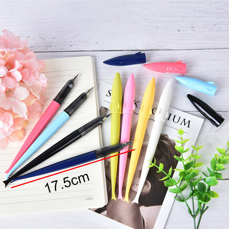 Shark shape metal fountain pen smoke fountain pen mini fountainpen 0.5mmRa.l8