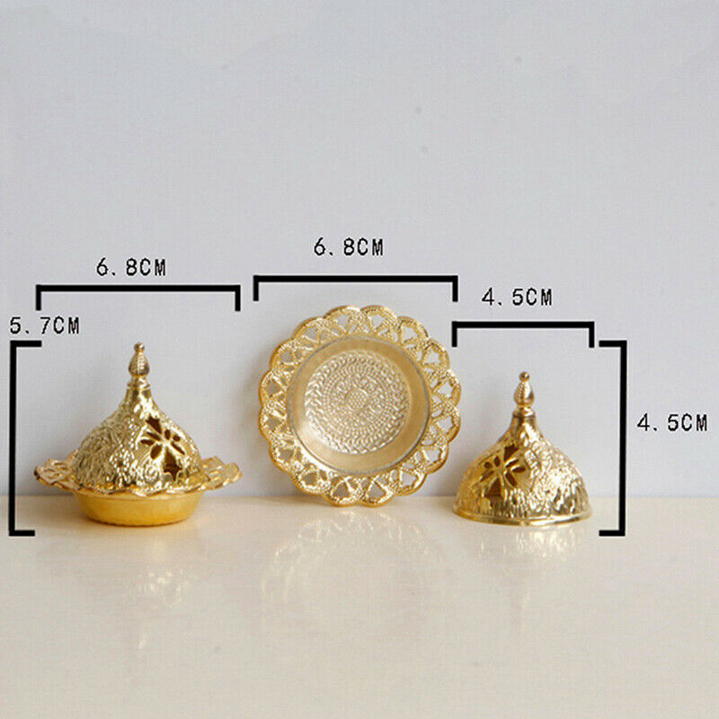 Metal Incense Burner Buddhism Incense Holder Home Teahouse Aromatherapy F.l8