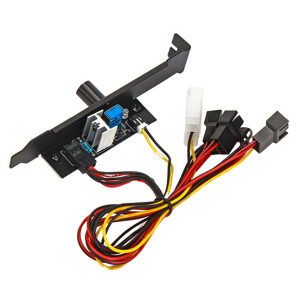 3 Channels Fan Temperature Controller Speed Governor Cooling Kit for PC Fans
