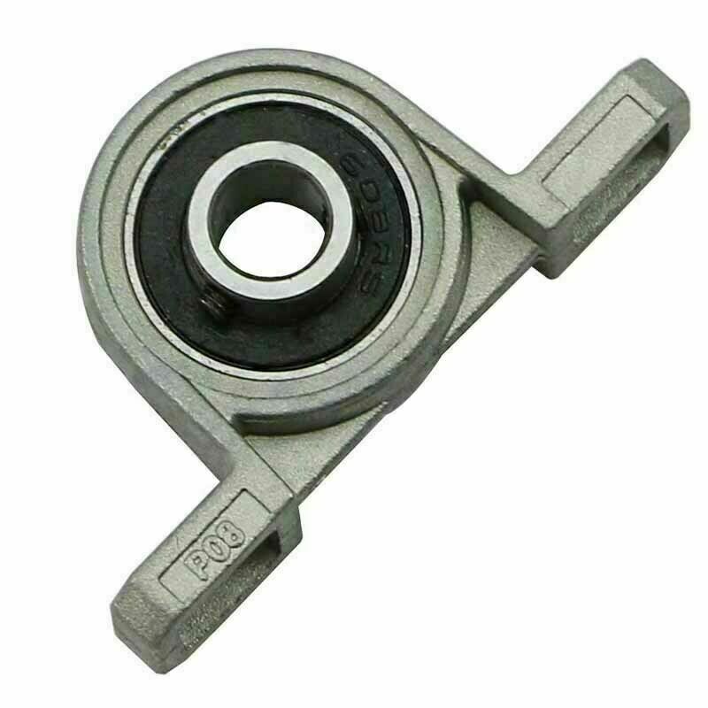 2pc KP08 Zinc Alloy Diameter 8mm Bore Ball Bearing Pillow Block Mounted Support