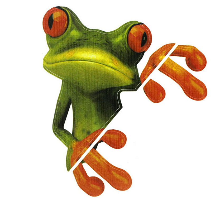 Funny Frogs Car Styling Stickers Animal Stickers for All Cars Pattern Rand.l8