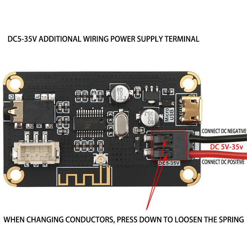New MP3 Bluetooth Decoder Board 4.2 Audio Receiver Module DIY Speaker AmplifieU4